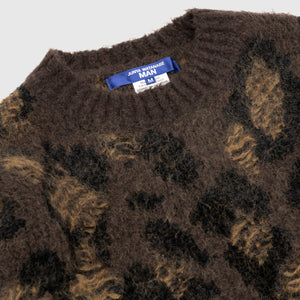 WOOL INTERLOCK JACQUARD SWEATER