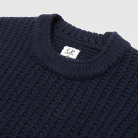 LAMBSWOOL GRS CREWNECK KNIT SWEATER