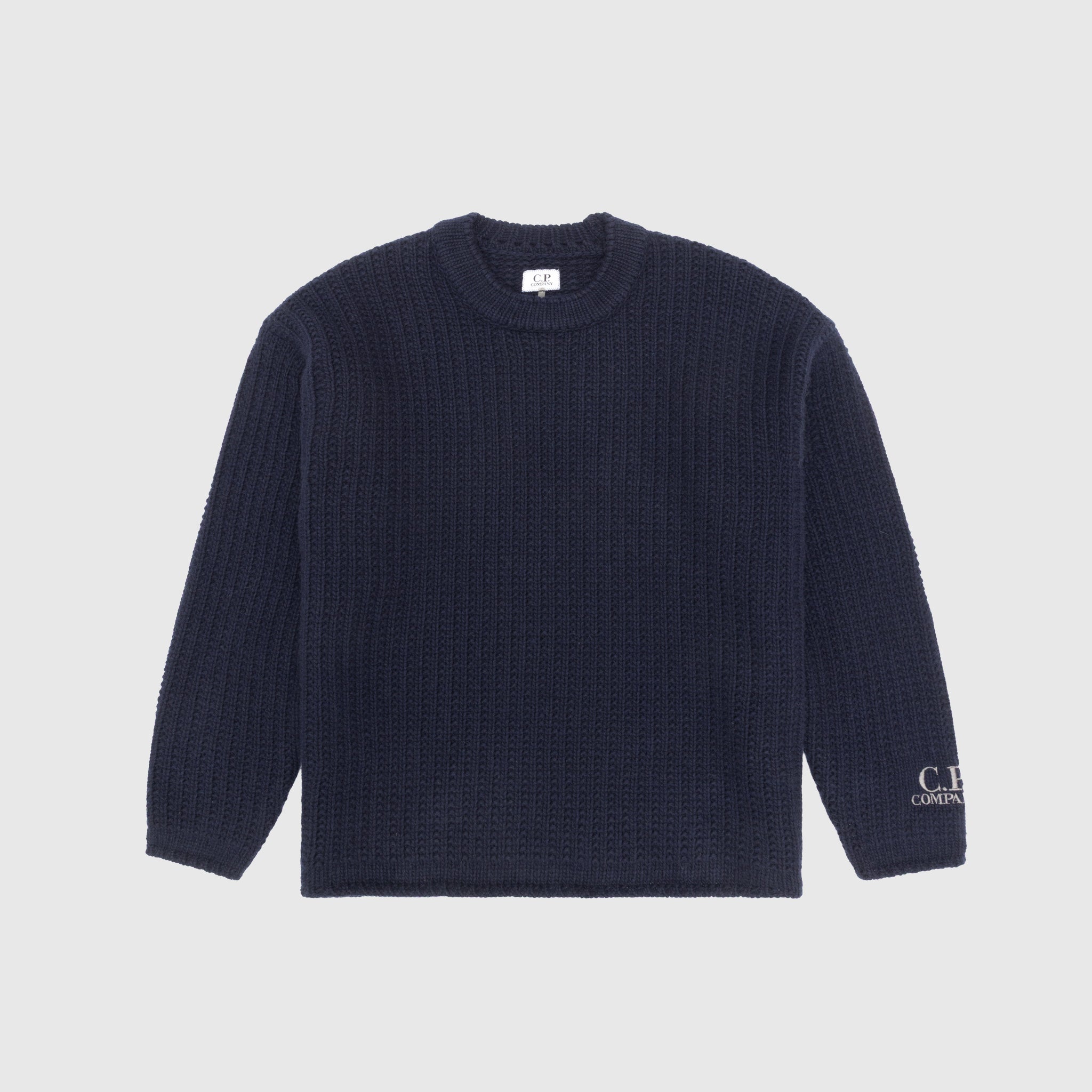 LAMBSWOOL GRS CREWNECK KNIT SWEATER