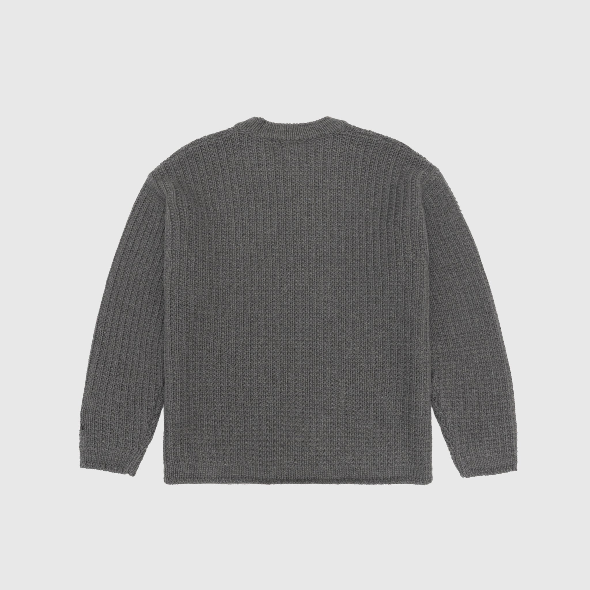 LAMBSWOOL GRS CREWNECK KNIT SWEATER