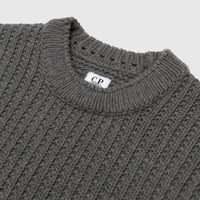 LAMBSWOOL GRS CREWNECK KNIT SWEATER