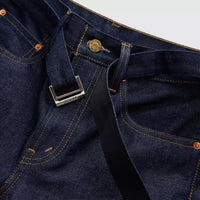 X SACAI BELTED FLARE JEAN
