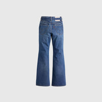X SACAI BELTED FLARE JEAN