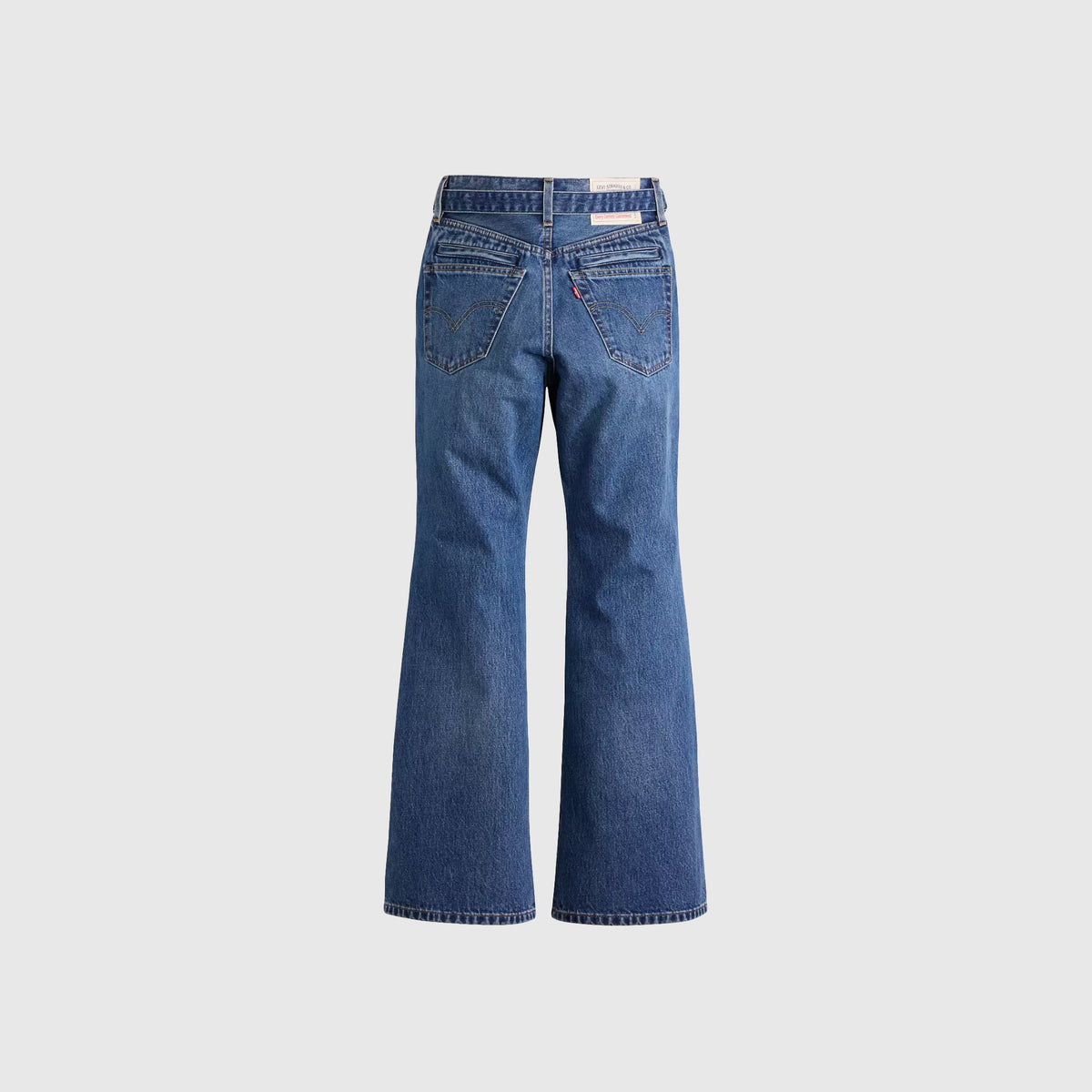 X SACAI BELTED FLARE JEAN