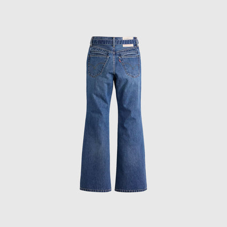 X SACAI BELTED FLARE JEAN