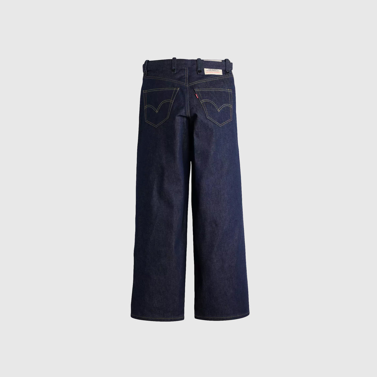 X SACAI BELTED WIDE JEAN