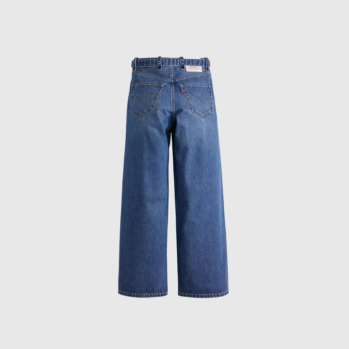 X SACAI BELTED WIDE JEAN