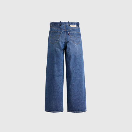 X SACAI BELTED WIDE JEAN