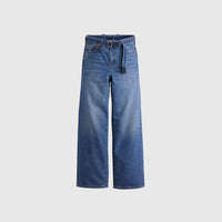 X SACAI BELTED WIDE JEAN