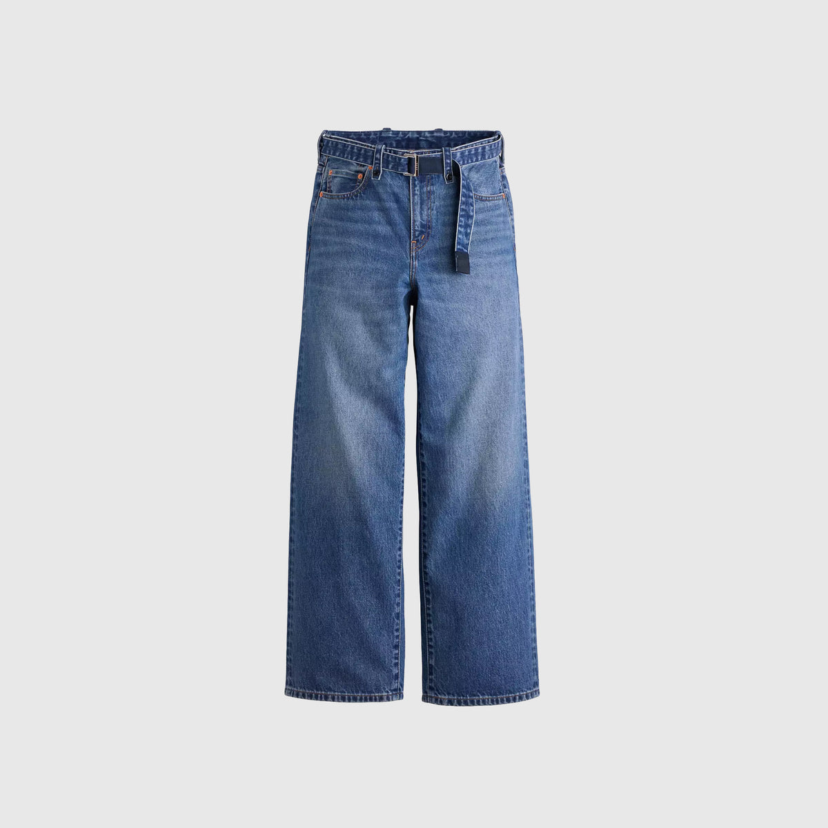 X SACAI BELTED WIDE JEAN