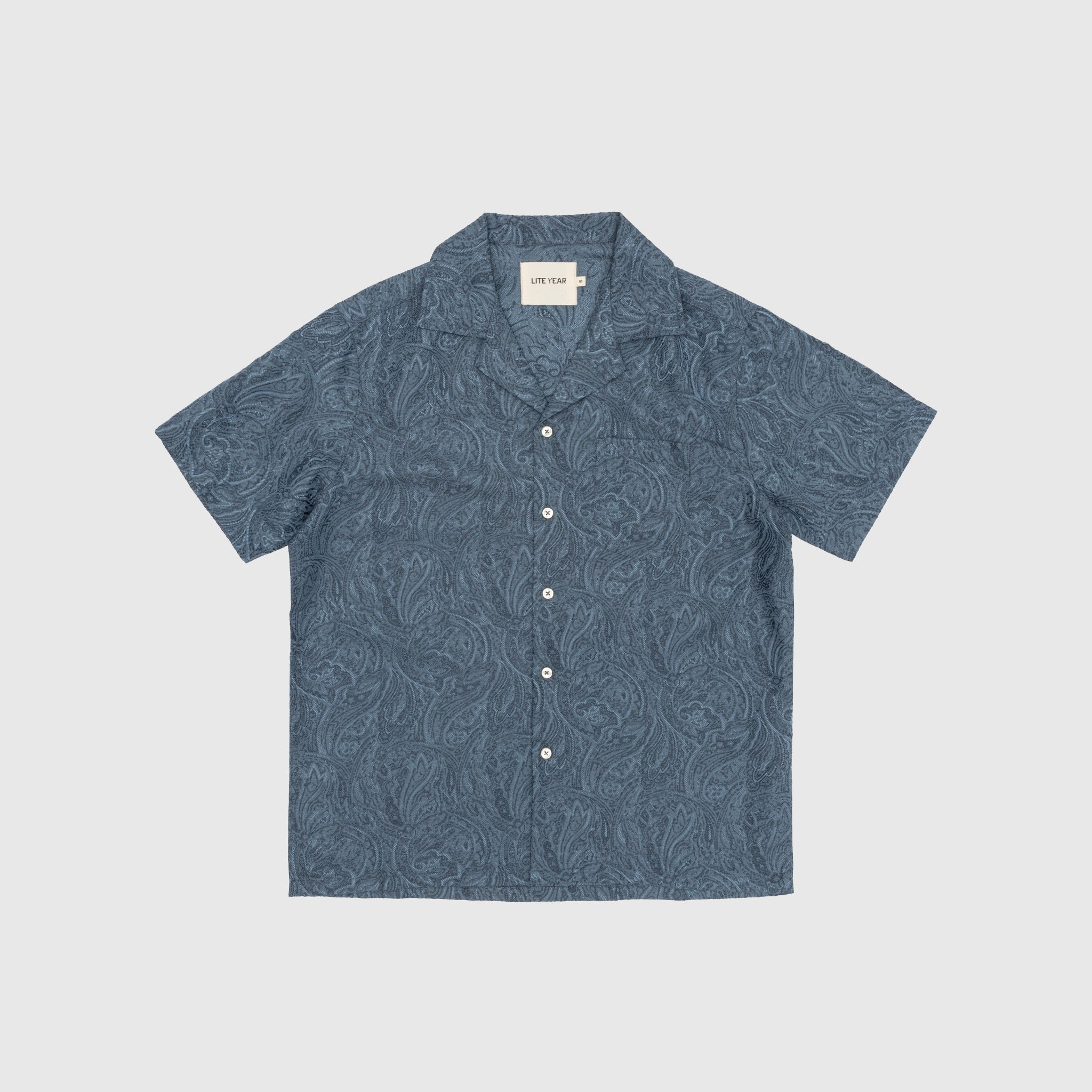 CAMP COLLAR S/S SHIRT