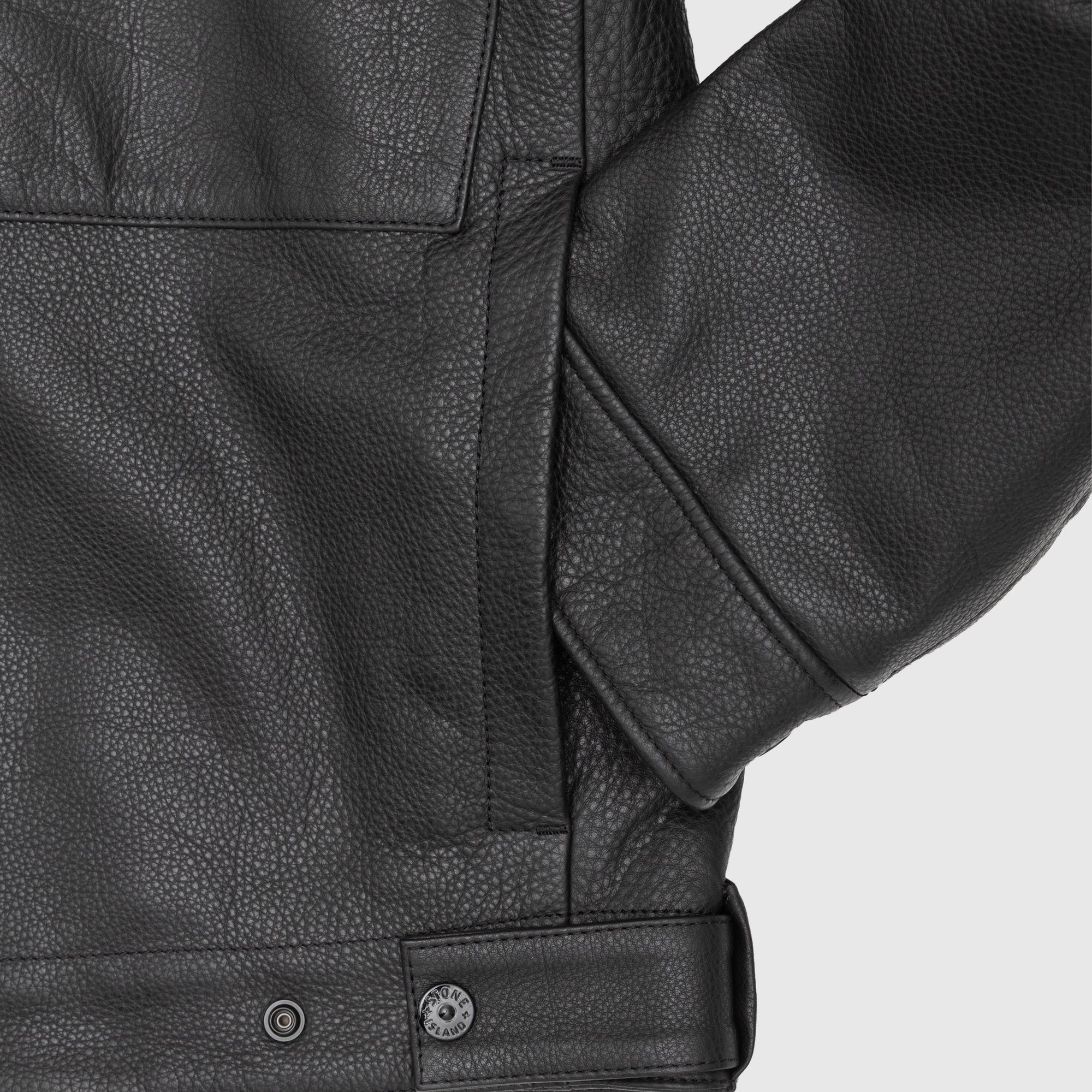 MATT GRAIN LEATHER JACKET