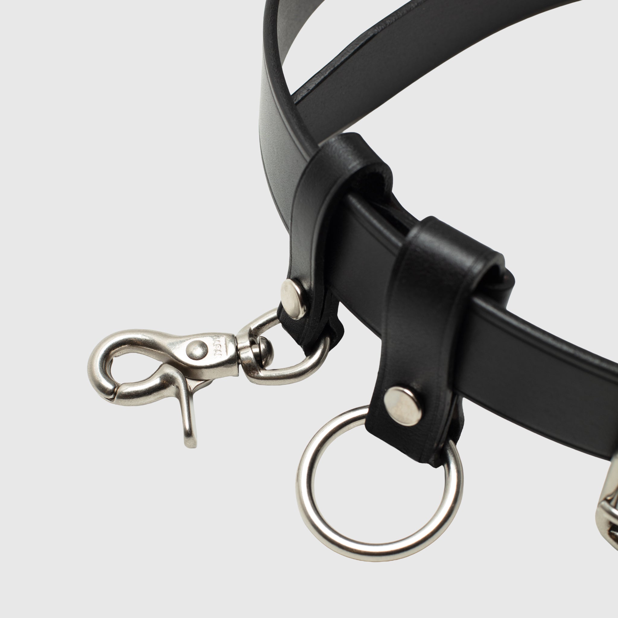 LEATHER KEY-RING BELT