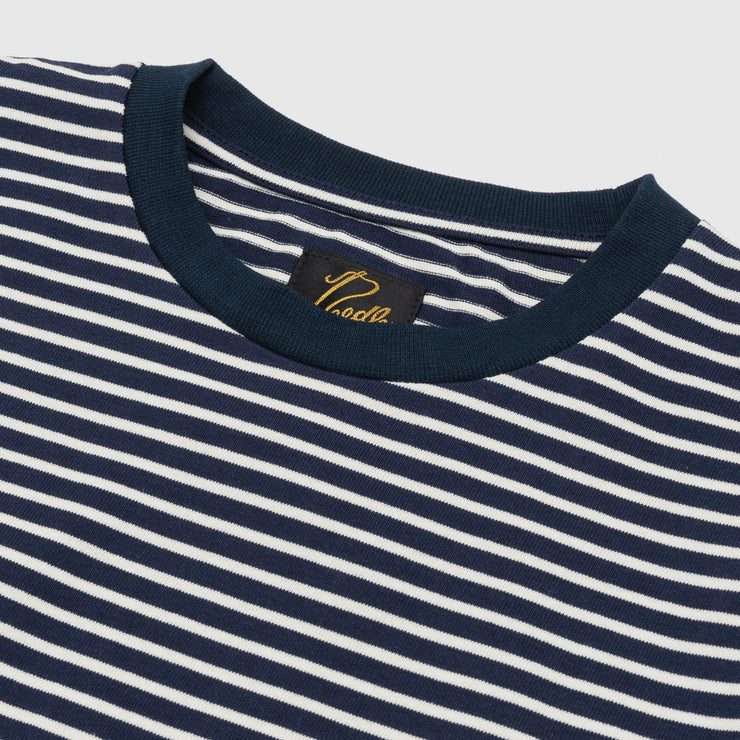 COTTON STRIPED L/S T-SHIRT