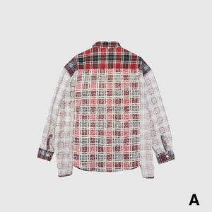 REBUILD BY NEEDLES I.O 7 CUTS WIDE FLANNEL SHIRT