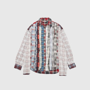 REBUILD BY NEEDLES I.O 7 CUTS WIDE FLANNEL SHIRT