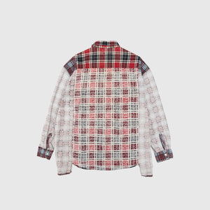 REBUILD BY NEEDLES I.O 7 CUTS WIDE FLANNEL SHIRT