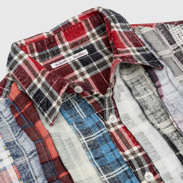 REBUILD BY NEEDLES I.O 7 CUTS WIDE FLANNEL SHIRT