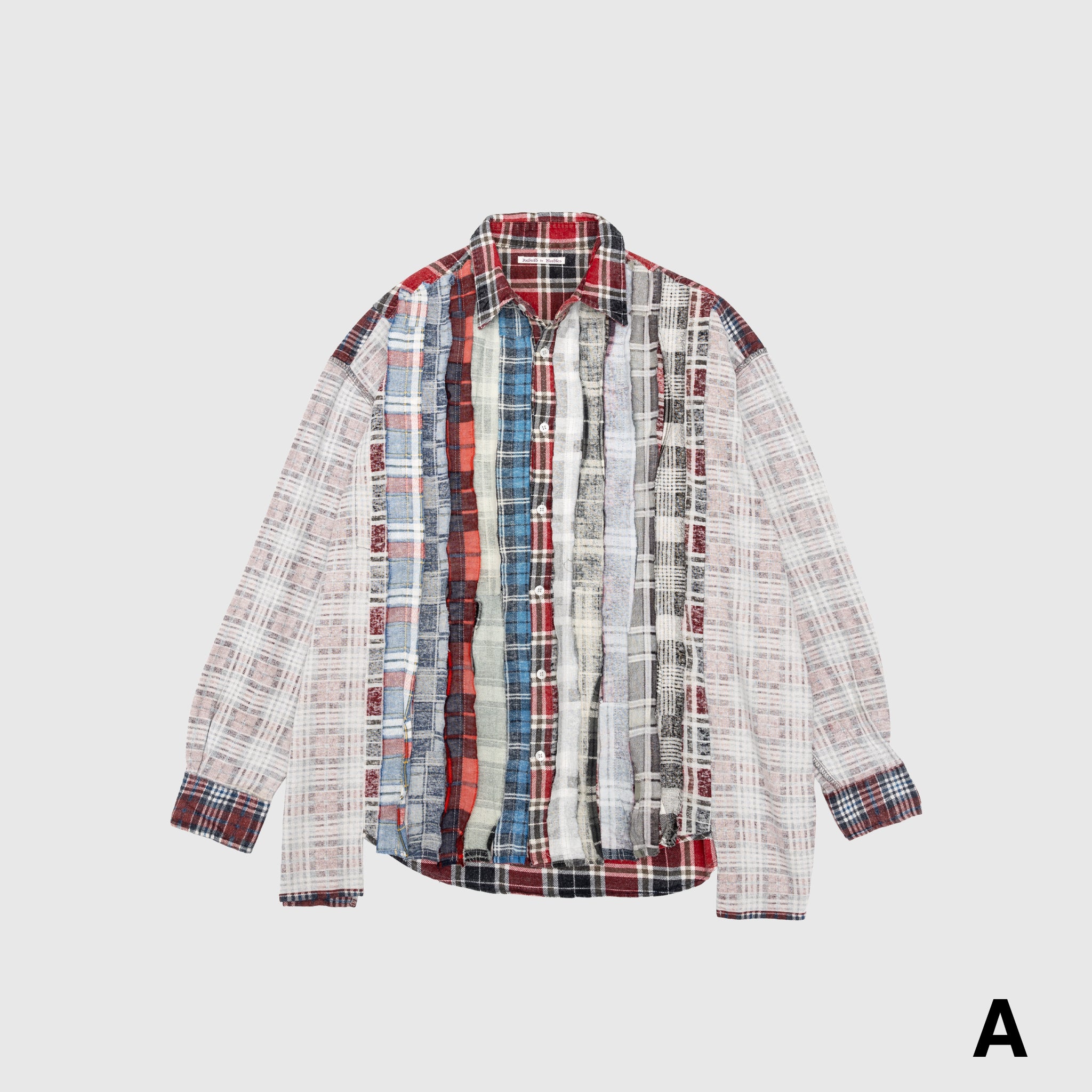 REBUILD BY NEEDLES I.O 7 CUTS WIDE FLANNEL SHIRT