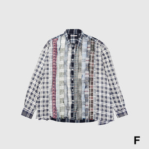 REBUILD BY NEEDLES I.O 7 CUTS WIDE FLANNEL SHIRT