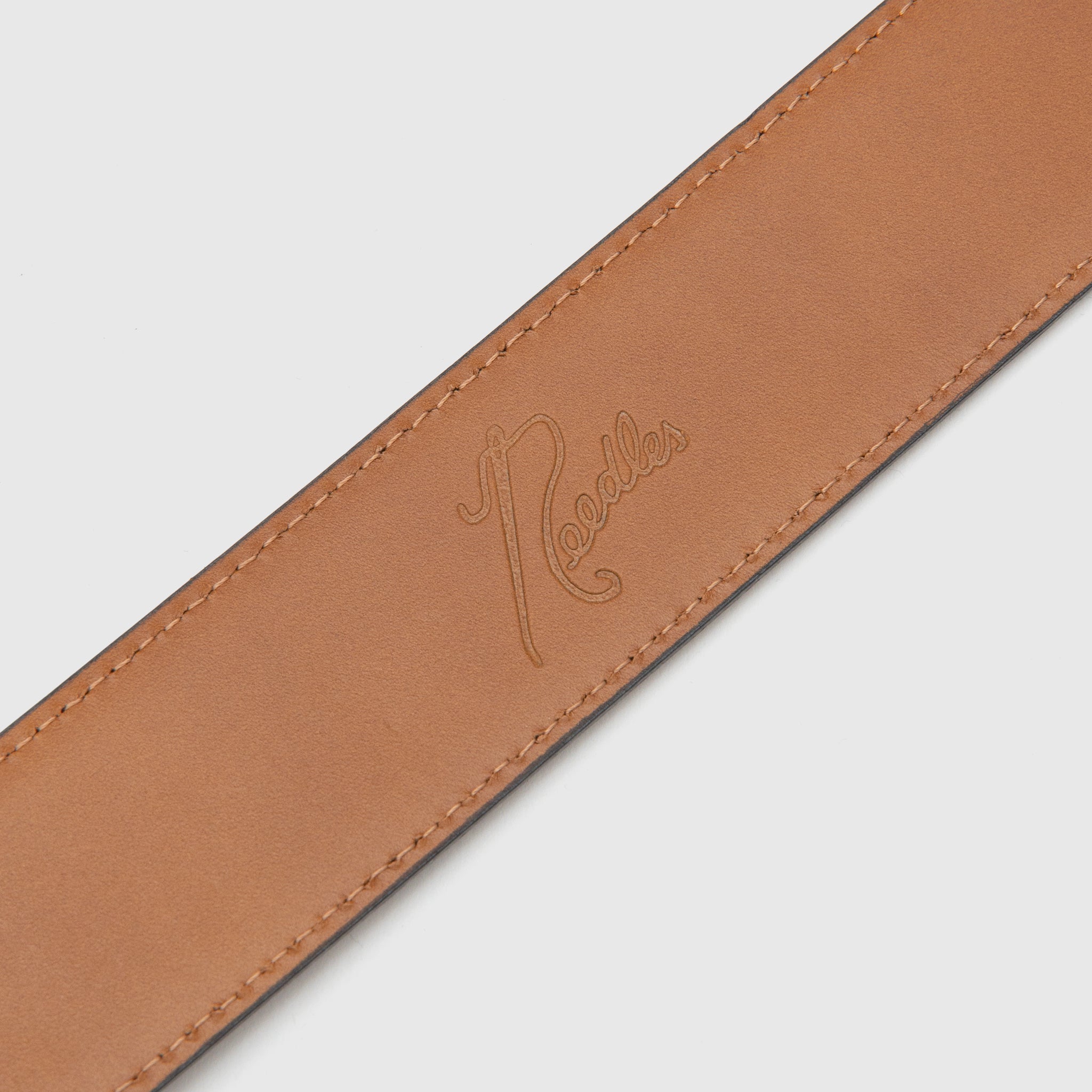 STEER LEATHER PEACE BUCKLE BELT