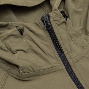 TECH WOVEN FULL ZIP HOODY