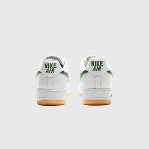 Nike AIR FORCE 1 LOW RETRO Green/White - WHITE/FOREST GREEN-GUM YELLOW