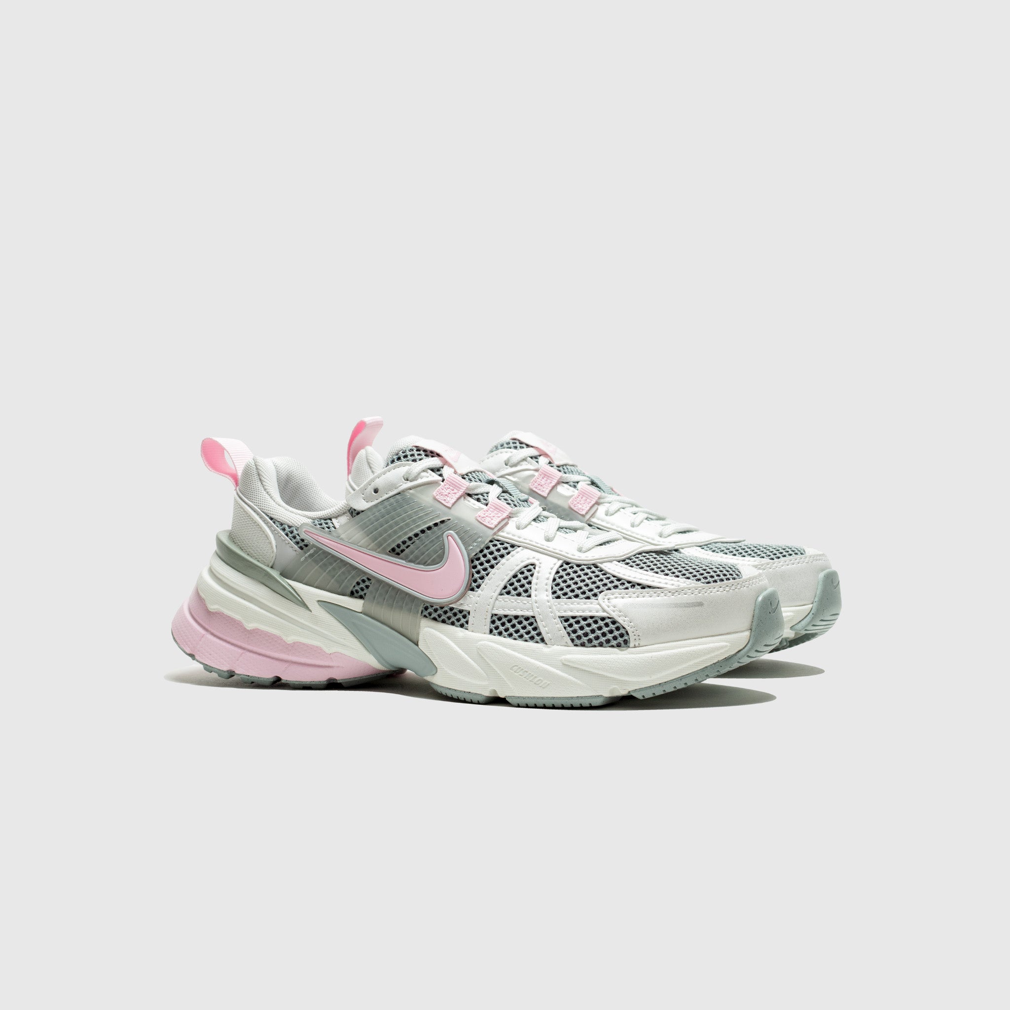 Nike pink foam shoes best sale