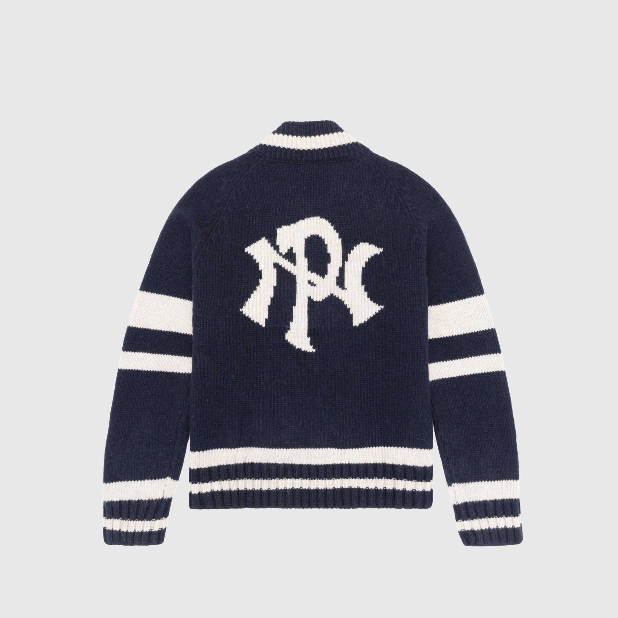 NYP VARSITY ZIP THRU KNIT