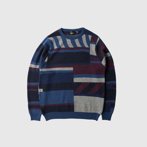 PATCHED YOUR WORK KNITTED PULLOVER