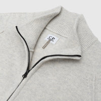LAMBSWOOL GRS HALF ZIP SWEATER