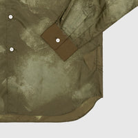 POLYESTER TAFFETA x COTTON BROAD GARMENT SHIRT