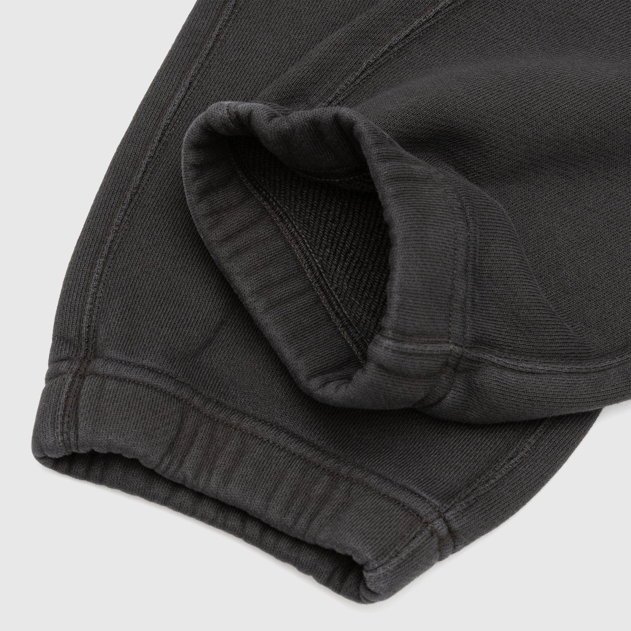 ORGANIC COTTON DIAGONAL FLEECE 'OLD' EFFECT PANTS