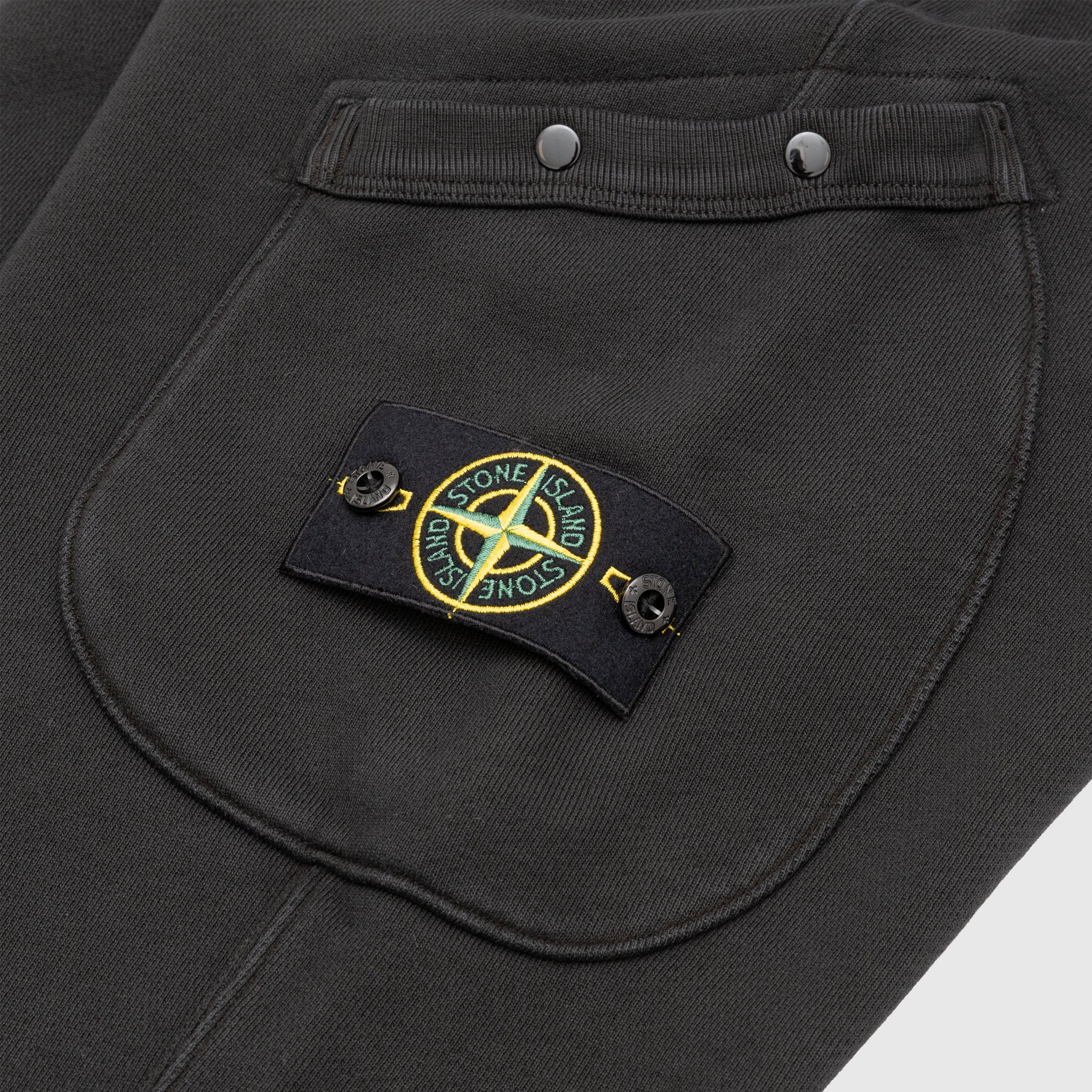 ORGANIC COTTON DIAGONAL FLEECE 'OLD' EFFECT PANTS