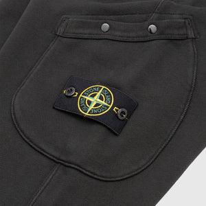 ORGANIC COTTON DIAGONAL FLEECE 'OLD' EFFECT PANTS