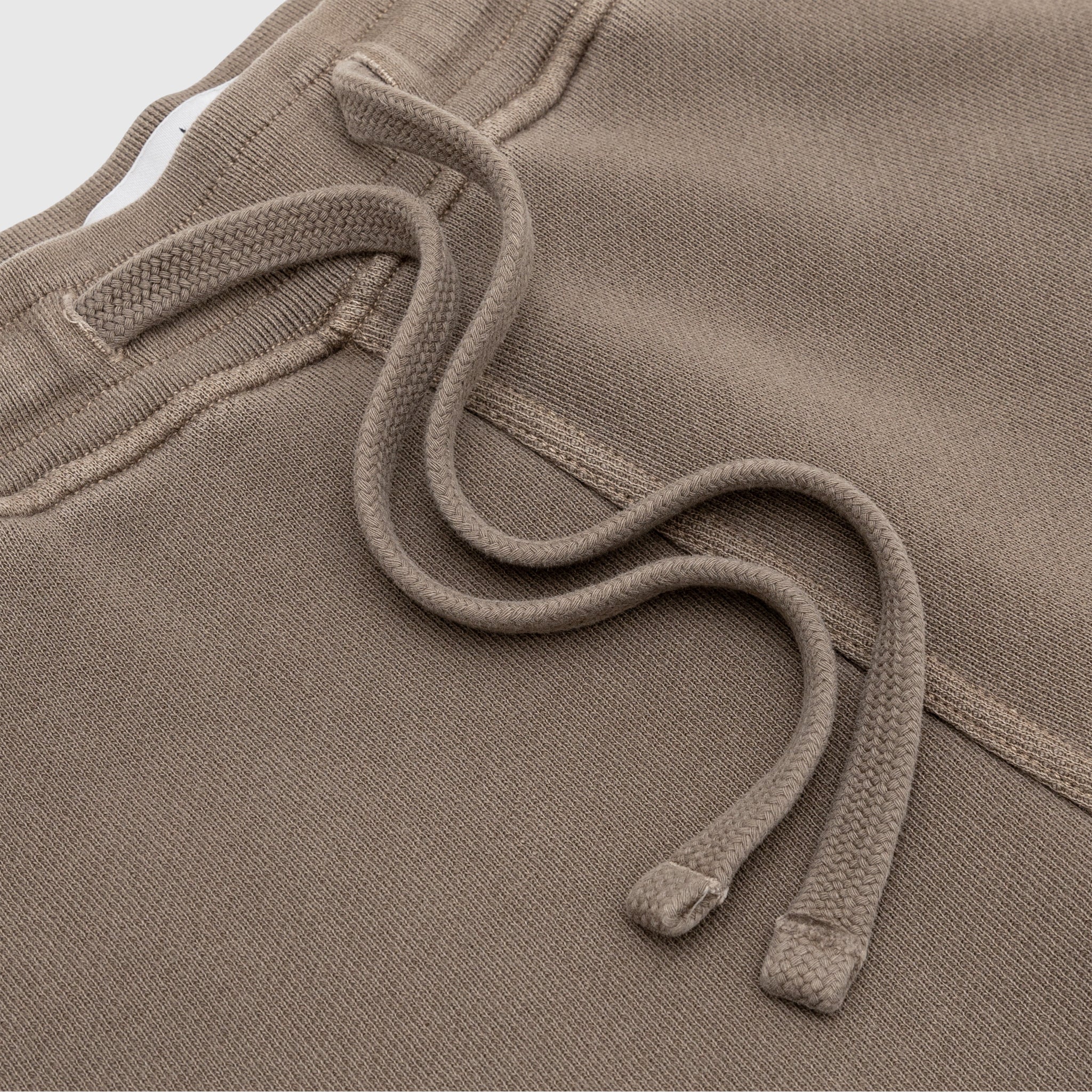 ORGANIC COTTON DIAGONAL FLEECE 'OLD' EFFECT PANTS