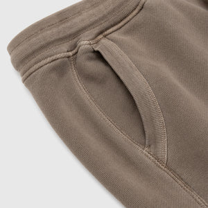 ORGANIC COTTON DIAGONAL FLEECE 'OLD' EFFECT PANTS