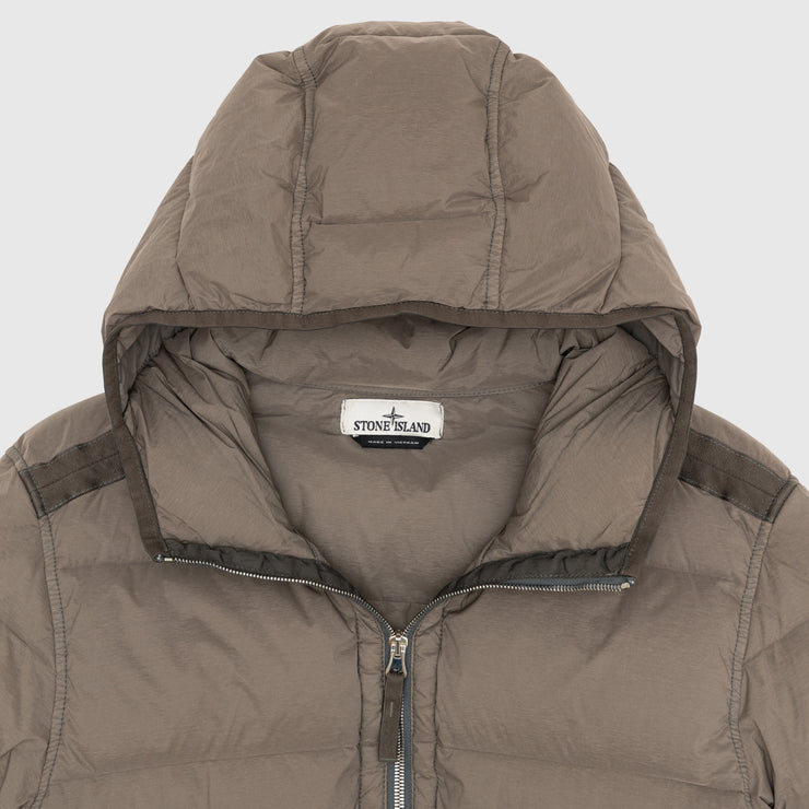 SEAMLESS TUNNEL NYLON DOWN-TC HOODED JACKET