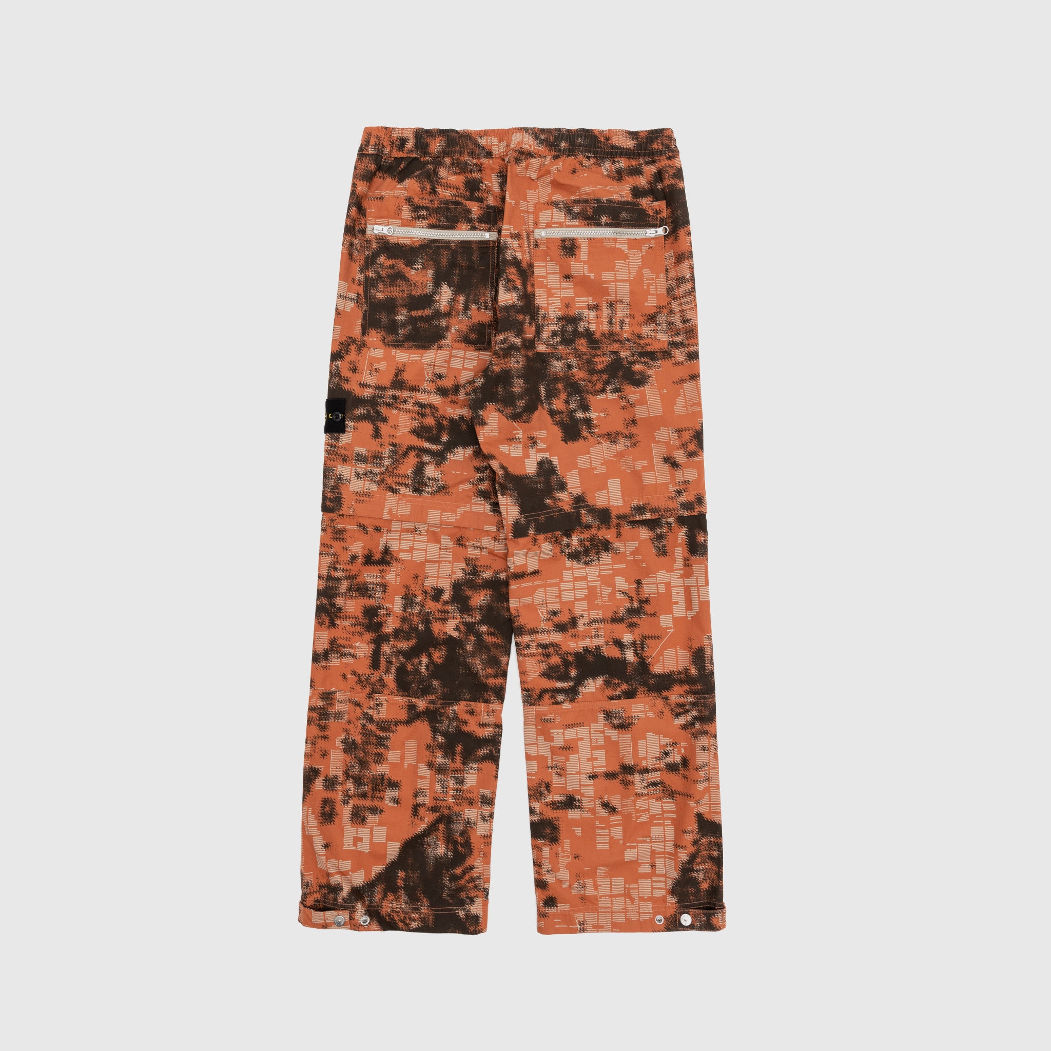 CAMOUFLAGE COTTON CANVAS CARGO PANTS