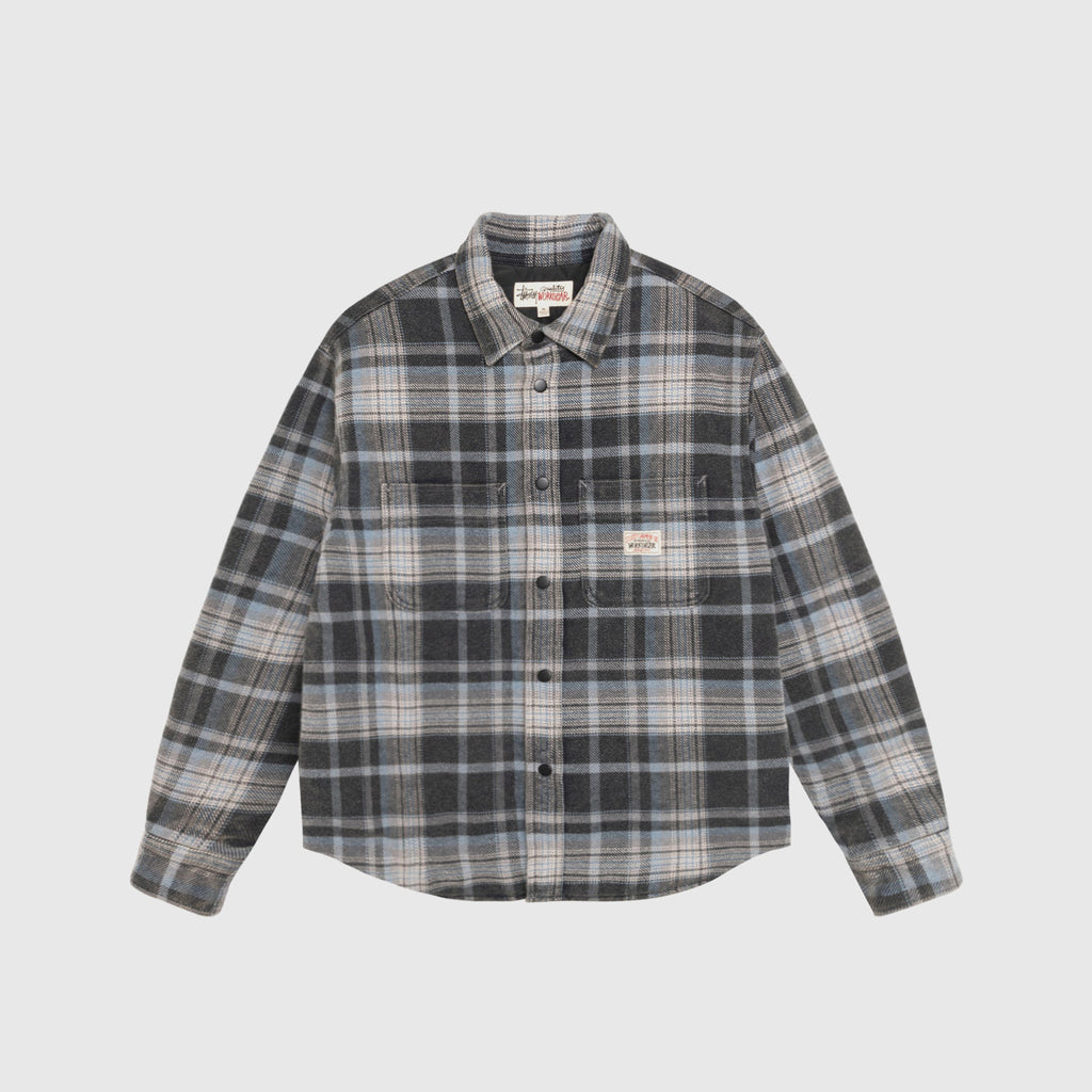 HEAVY WASHED PLAID SHIRT