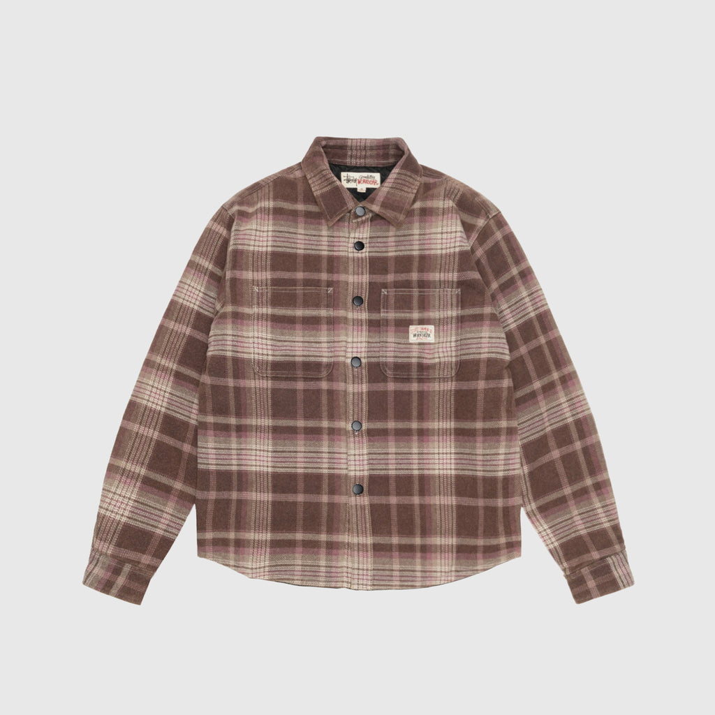 HEAVY WASHED PLAID SHIRT