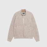 WOOL BLEND SHERPA MOCK