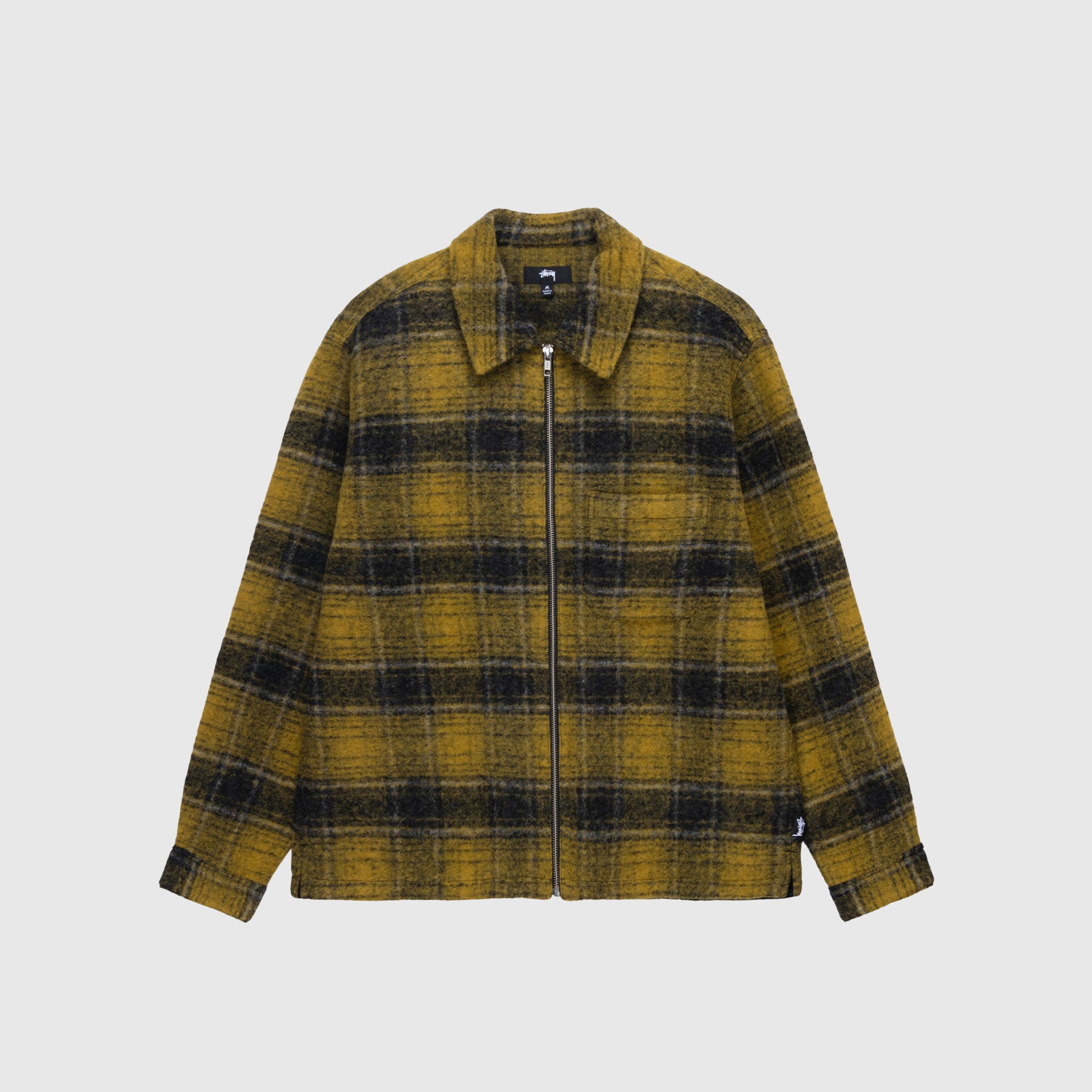 WOOL PLAID ZIP SHIRT – PACKER SHOES