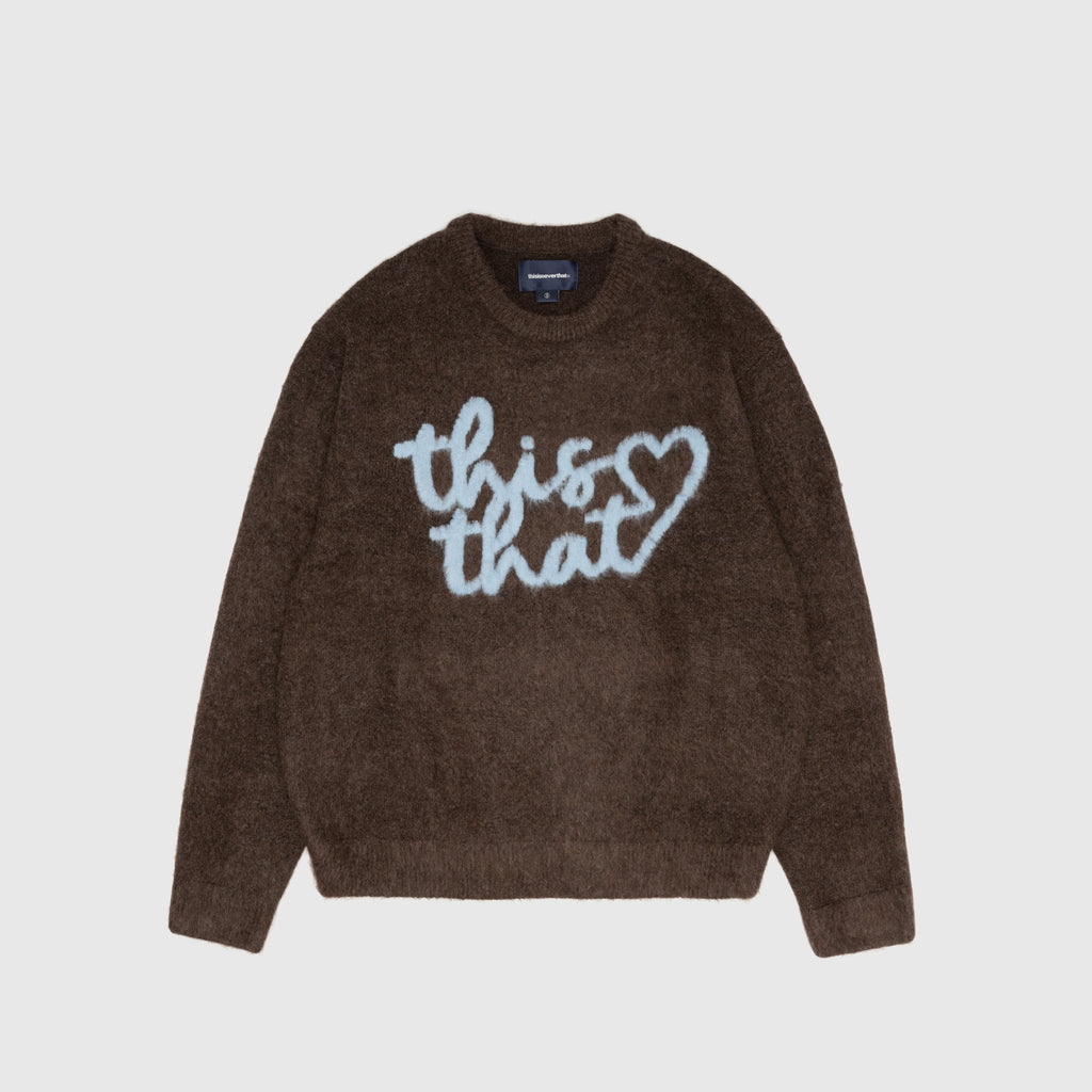 HEART LOGO SWEATER