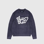 HEART LOGO SWEATER