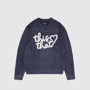 HEART LOGO SWEATER