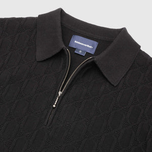 CABLE KNIT ZIP POLO – PACKER SHOES