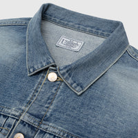 TIME TRAVEL TRUCKER JACKET 1977 WASH