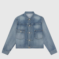TIME TRAVEL TRUCKER JACKET 1977 WASH