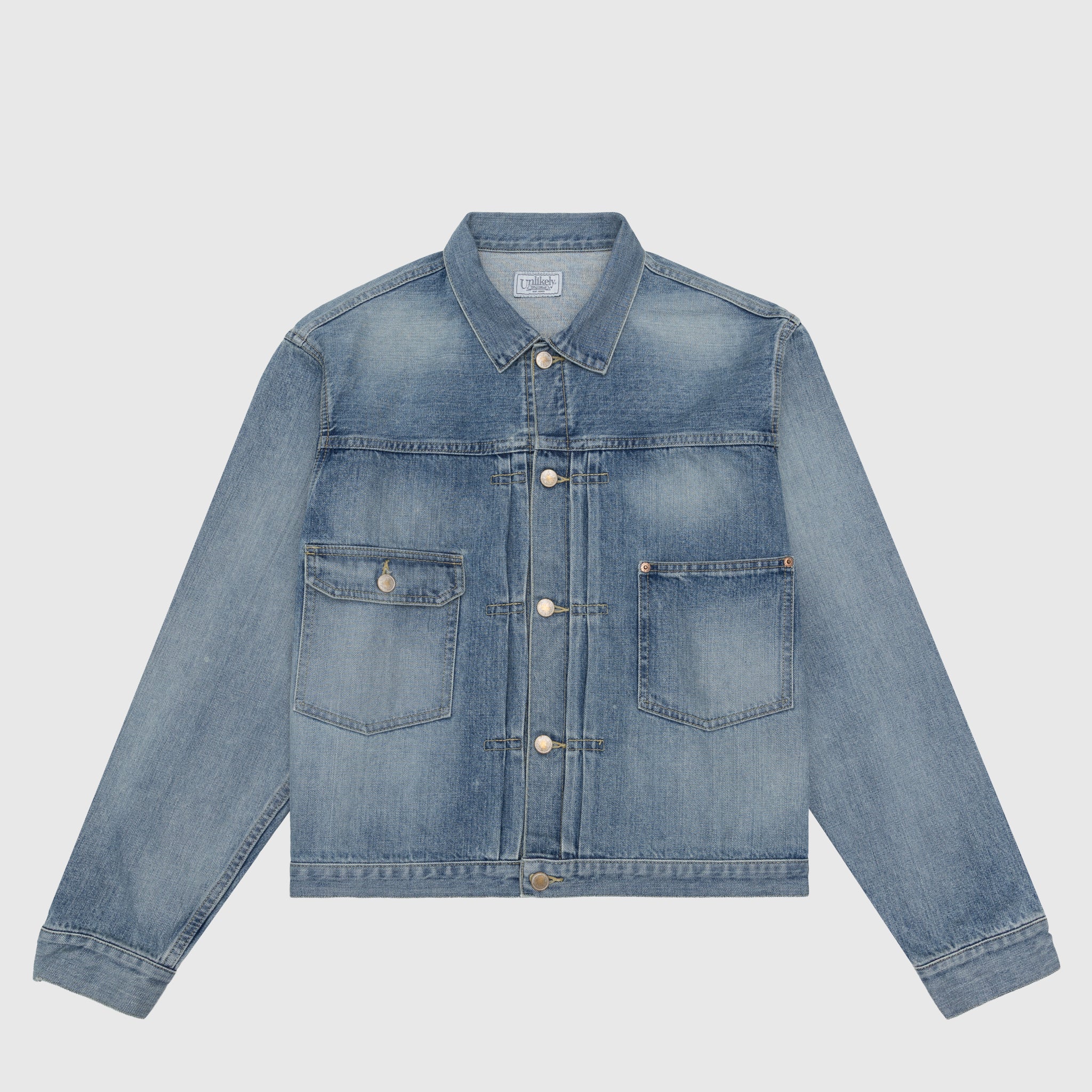 TIME TRAVEL TRUCKER JACKET 1977 WASH
